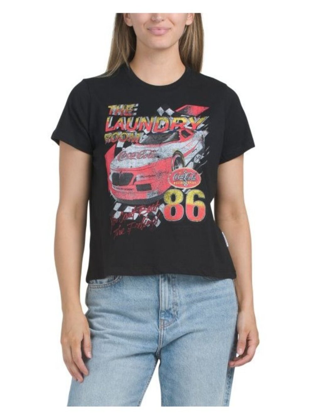 The Laundry Room Coca Cola 90s Racing Tee Shirt White Size Medium New With Tag
